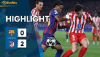 Highlight: Barcelona 0-2 Atletico Madrid | Champions League