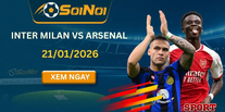 Inter Milan Vs Arsenal 20-01-2026