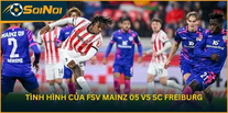 Tình hình sau 28 vòng của FSV Mainz 05 vs SC Freiburg