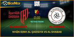 Lu Đá Bổng Chỉ Ra Cửa Thắng Al Qadisiya vs Al-Shabab 15/04