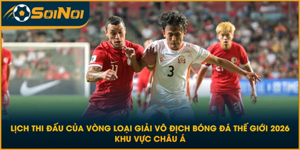 Lịch Thi Đấu Của Vòng Loại Giải Vô Địch Bóng Đá Thế Giới 2026 – Khu Vực Châu Á