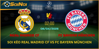 Real Madrid CF Vs FC Bayern Munchen 8/4 – So Tài Hai Gã Khổng Lồ