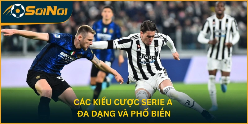 Các kiểu cược Serie A đa dạng và phổ biến