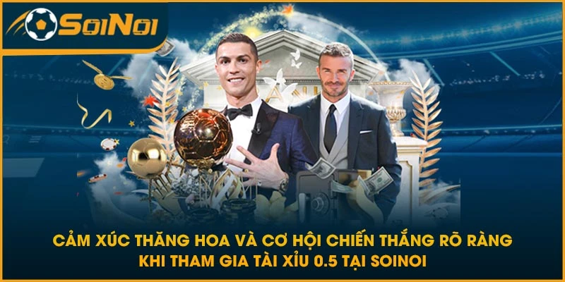 Cảm xúc thăng hoa và cơ hội chiến thắng rõ ràng khi tham gia tài xỉu 0.5 tại SoiNoi