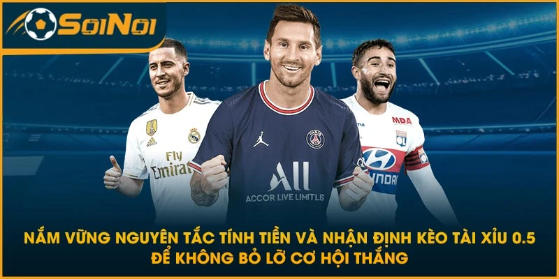 Nắm vững nguyên tắc tính tiền và nhận định kèo tài xỉu 0.5 để không bỏ lỡ cơ hội thắng