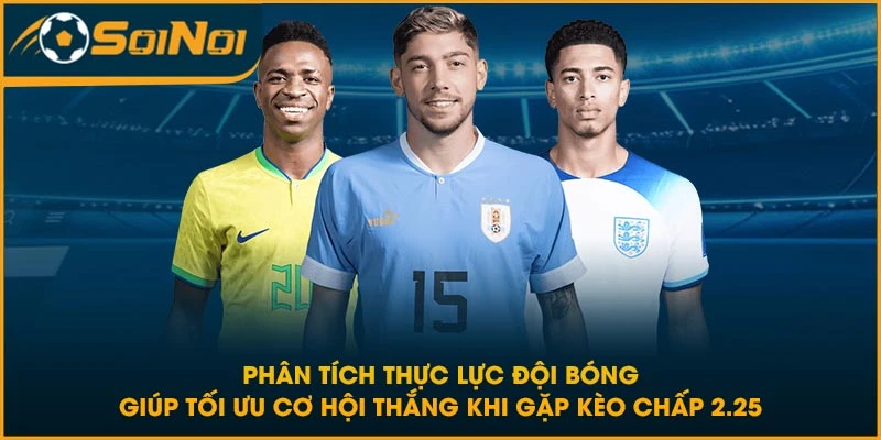 Phân tích thực lực đội bóng giúp tối ưu cơ hội thắng khi gặp kèo chấp 2.25