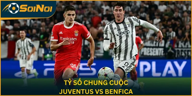 Tỷ số chung cuộc Juventus vs Benfica