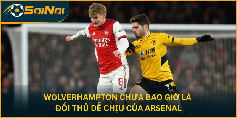 Wolverhampton chưa bao giờ là đối thủ dễ chịu của Arsenal
