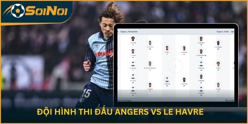 Đội hình thi đấu của Angers vs Le Havre