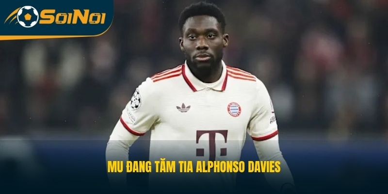 MU đang tăm tia Alphonso Davies