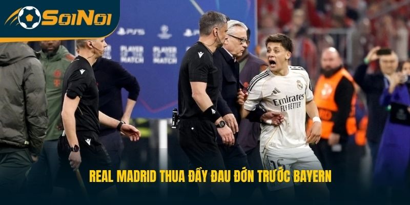Real Madrid thua đầy đau đớn trước Bayern